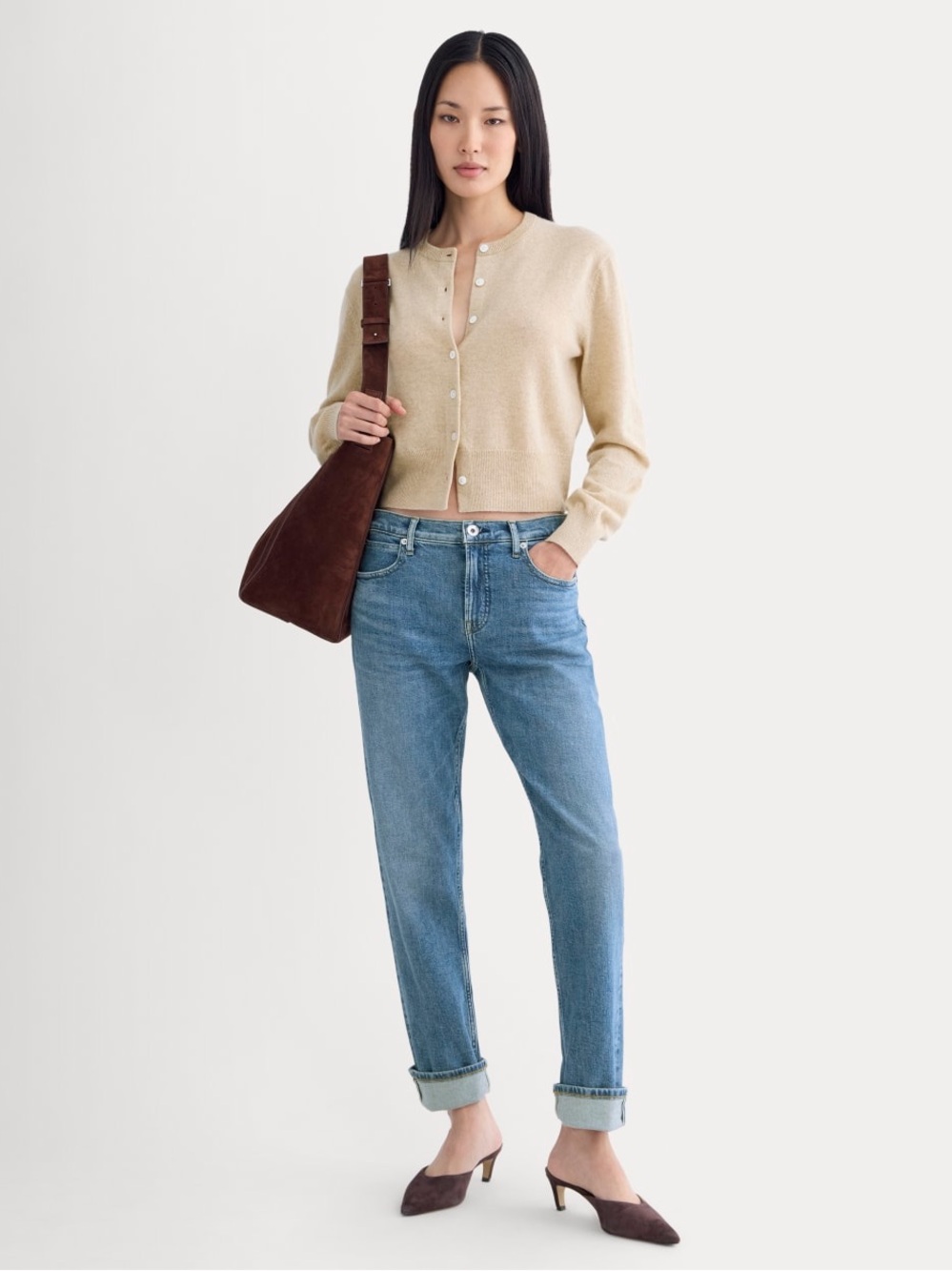 Everlane Light Blue Selvedge Straight-Leg Women's Jeans Organic Cotton 28R